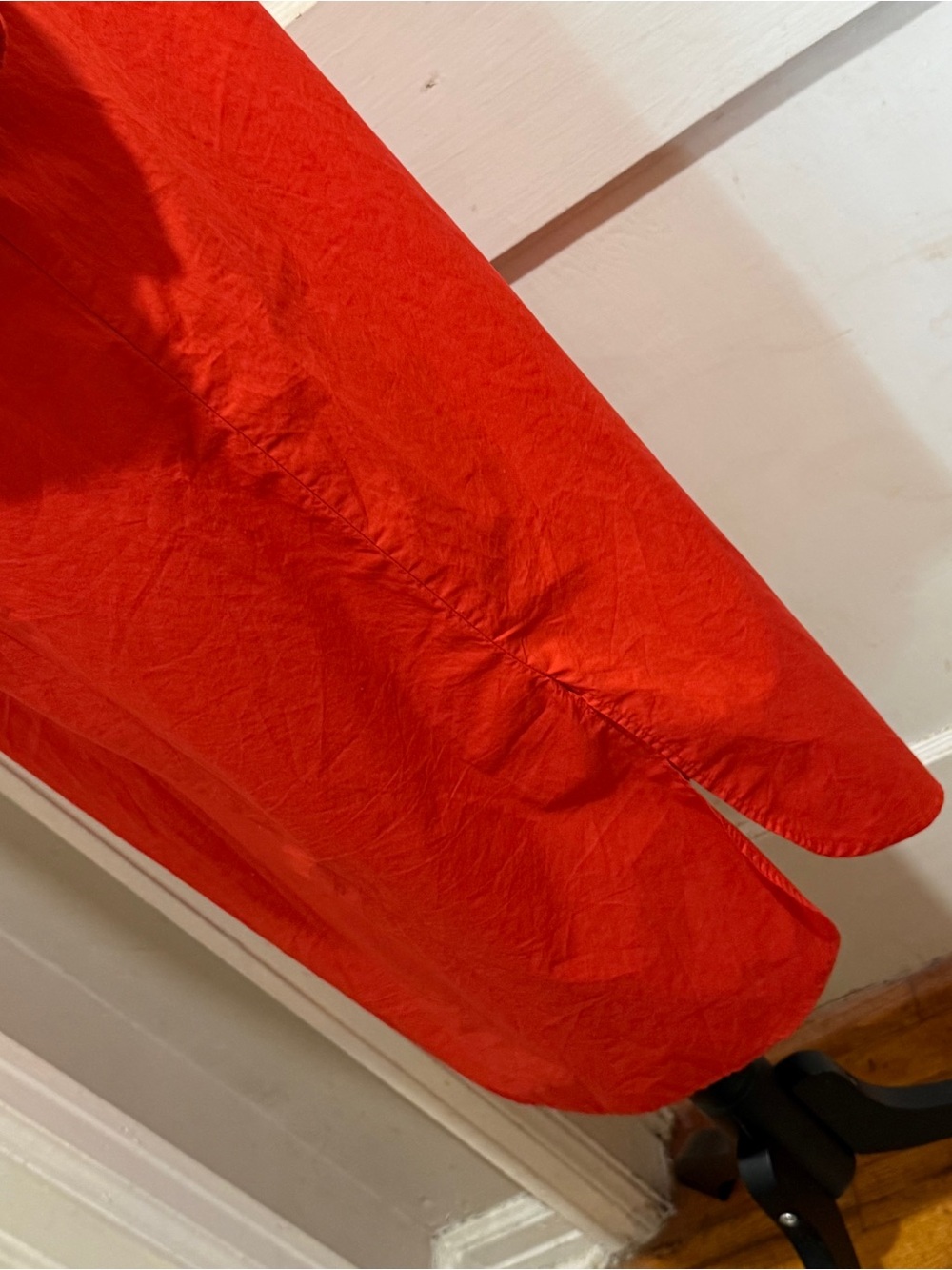 LOFT Bright Red Button-Up Dress - Picture 5 of 14